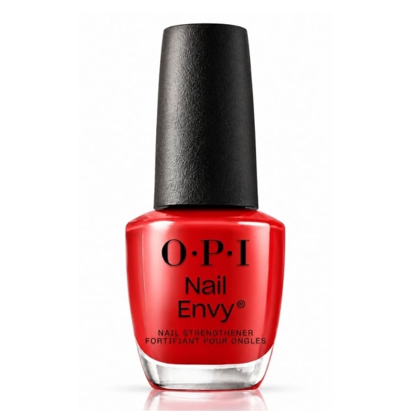 Заздравител за нокти против чупене и разслояване OPI Nail Envy Big Apple Red Nail Strengthener 15 ml