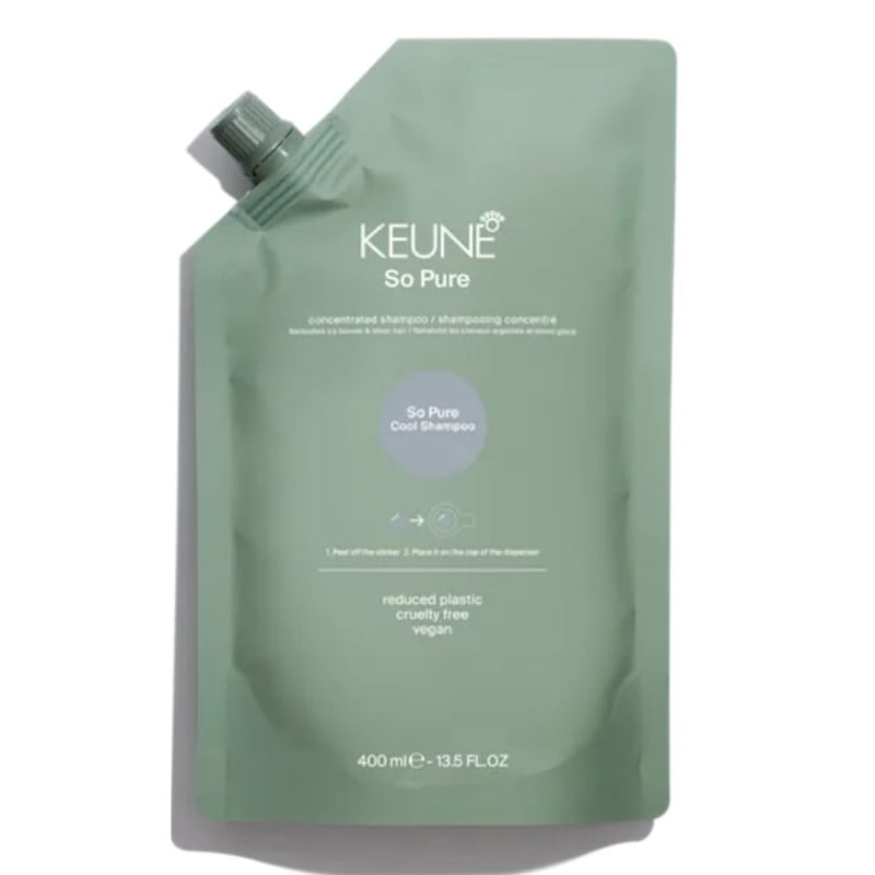 Виолетов шампоан против жълти оттенъци Keune So Pure Cool Shampoo Refill 400 ml