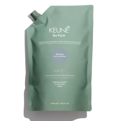 Тониращ виолетов балсам против жълти оттенъци Keune So Pure Cool Conditioner Refill 1000 ml