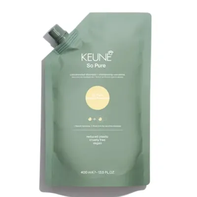 Нежен хидратиращ шампоан за суха и увредена коса Keune So Pure Restore Shampoo Refill 400 ml
