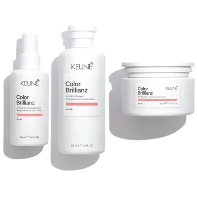 Комплект за защита на боядисана коса от избледняване Keune Care Color Brillianz Vibrant Color Treatment Set