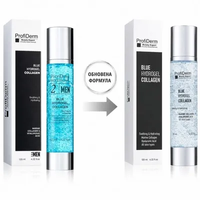 Хидро-Колагенов гел за мъже ProfiDerm Hydrogel Soothing & Hydrating Gel 120ml