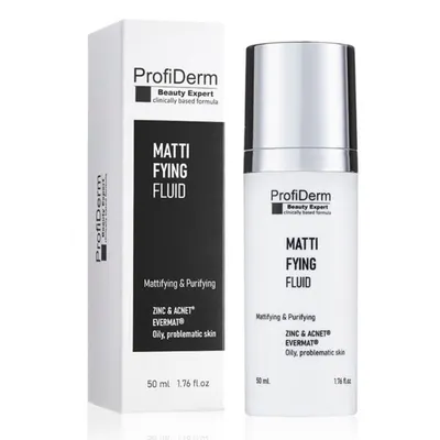 Матиращ флуид за контрол на себума и лъщенето ProfiDerm Mattifying Fluid 4 50ml