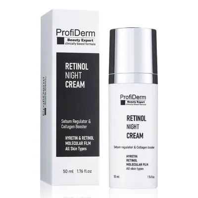 Нощен крем за лице с ретинол ProfiDerm Retinol Night Cream 50ml