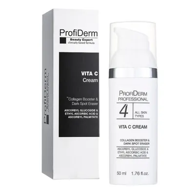 Крем за лице с 3 стабилизирани форми на витамин C ProfiDerm Vita C Cream 50ml