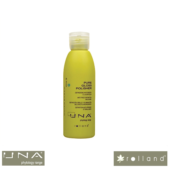 Масло за оформяне на трудни за обработване коси Rolland Una Pure Gloss Polisher F5 Shine Styling Hair Oil 150ml