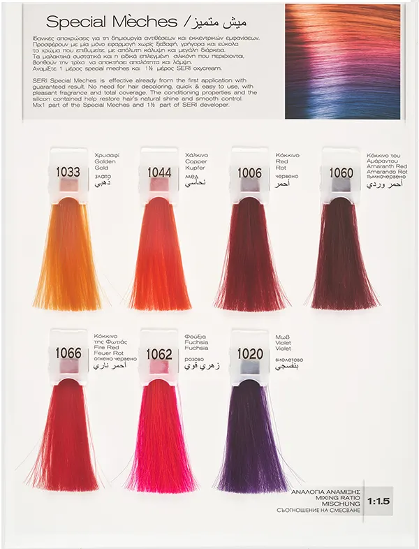 Shade chart 1