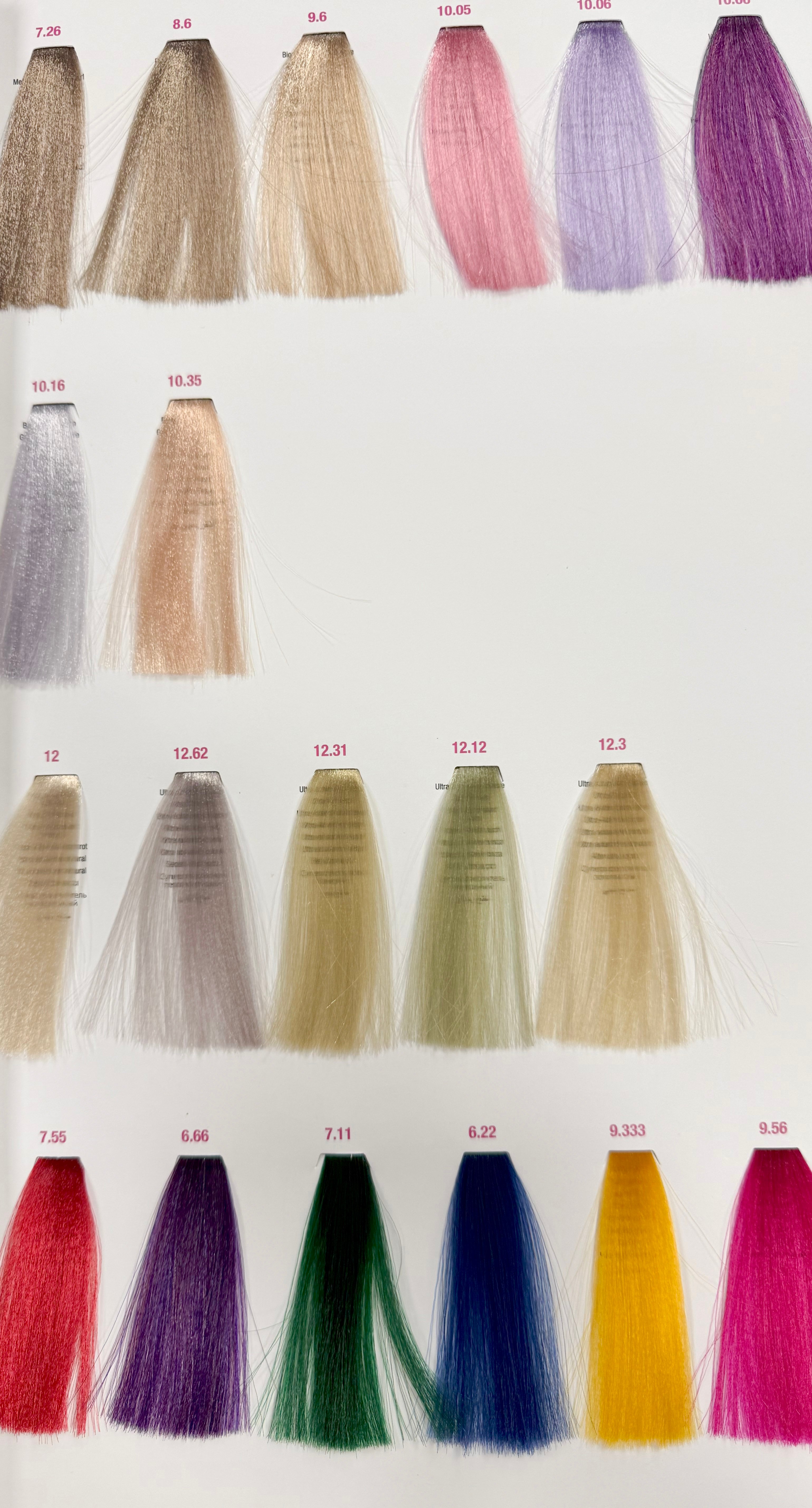 Shade chart 4