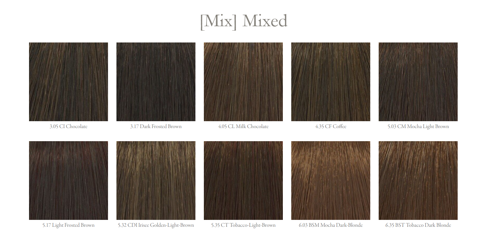 Shade chart 13
