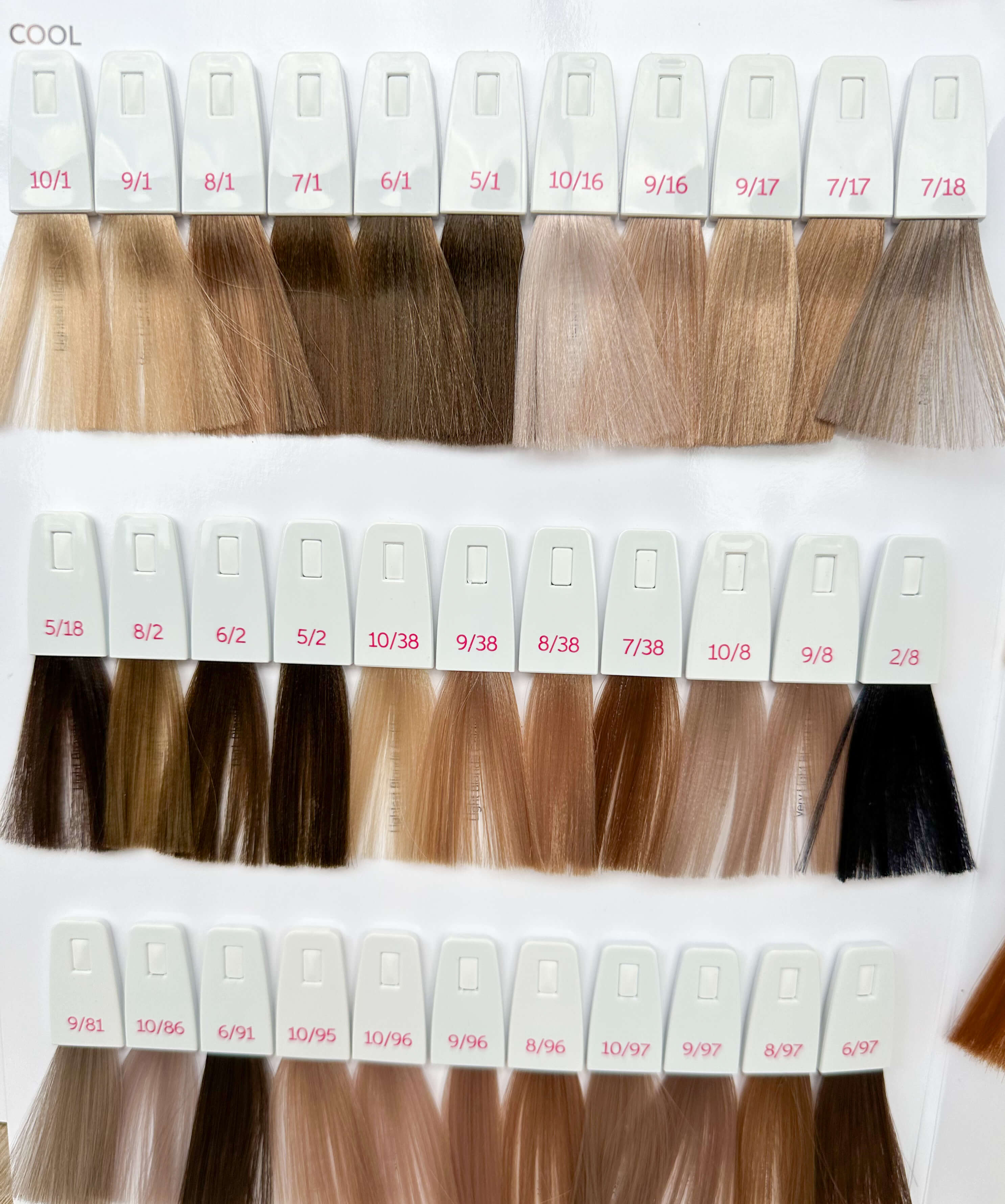 Shade chart 7