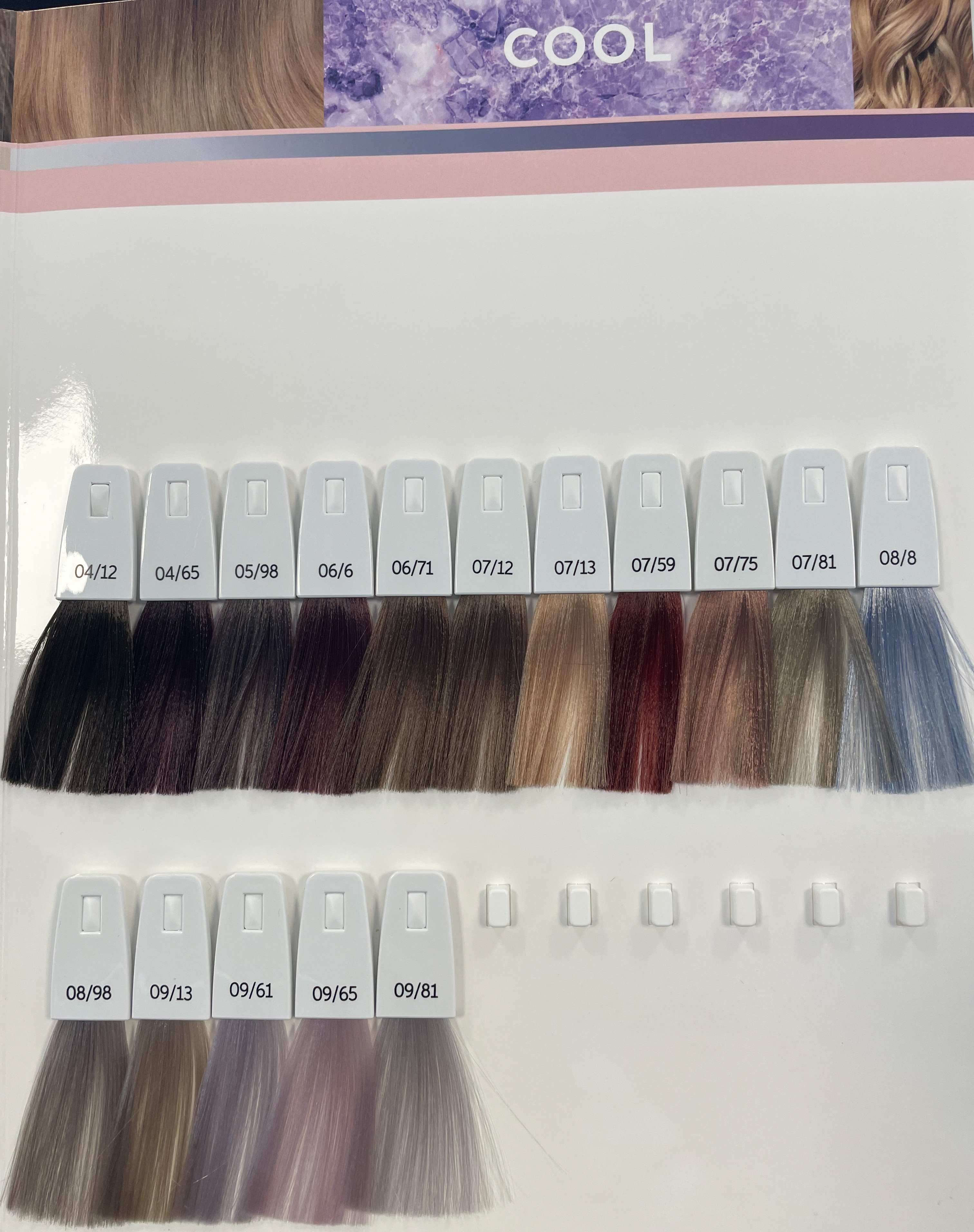 Shade chart 2