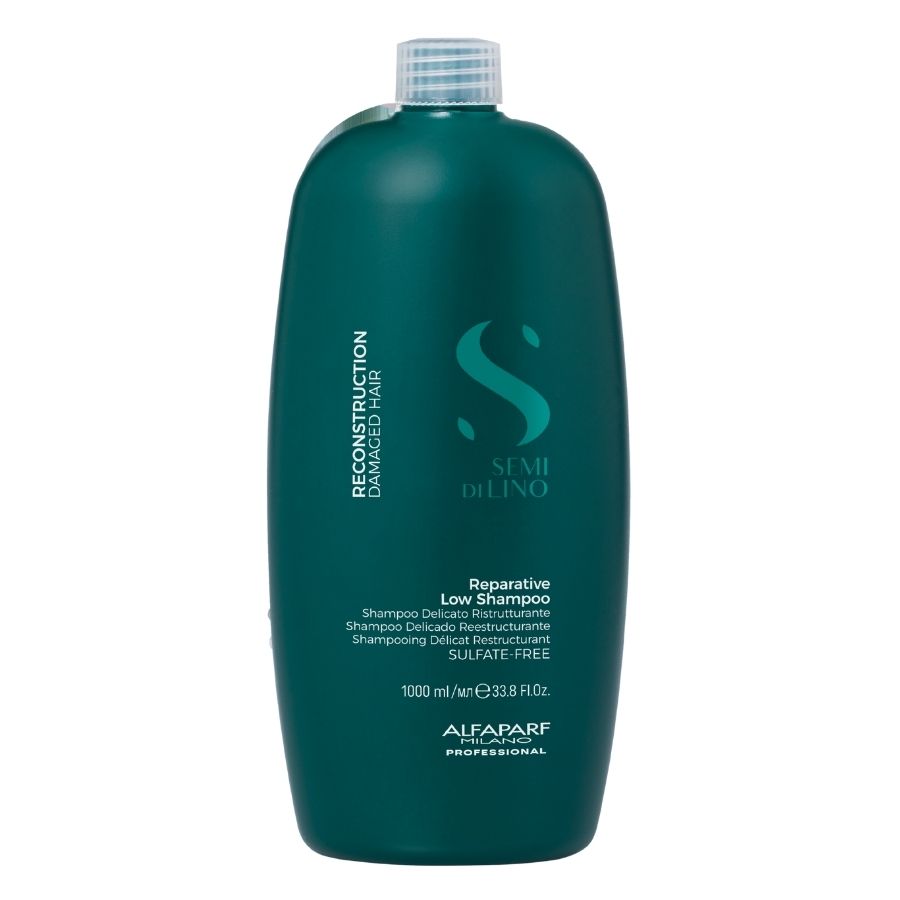 Възстановяващ шампоан с бамбук Alfaparf Semi Di Lino Reconstruction Reparative Shampoo 1000 ml