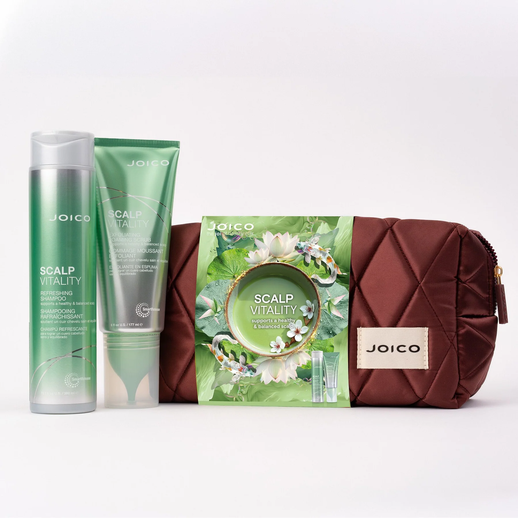 Комплект за скалп JOICO Scalp Vitality Duo Set + несесер