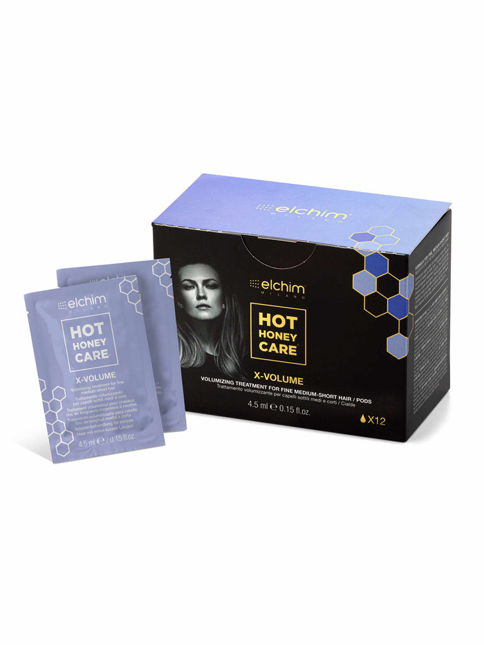 Elchim Hot Honey Care X-Volume Treatment Pods 12X4.5ml