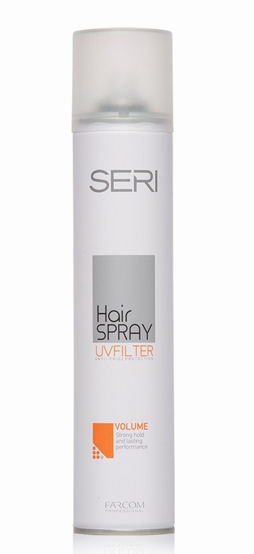 Лак за коса силна фиксация с UV филтър и Анти-фриз ефект Farcom Seri Volume Hairspray 400ml — 2