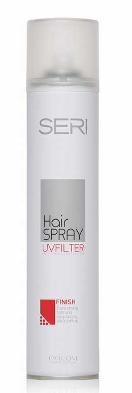 Лaк за коса супер силна фиксация с UV филтър и Анти-фриз ефект Farcom Seri Finish Hairspray 400ml — 2