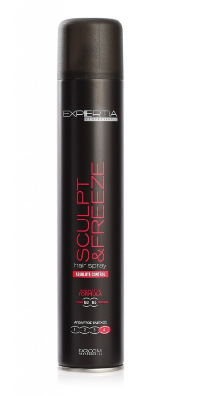 Лак за коса със супер силна фиксация и абсолютен контрол Expertia Professionel Sculpt & Freeze Hair Spray 500ml — 2