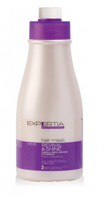 Expertia Professional Revival & Shine Hair Mask For Dyed, Highlighted & Tired Hair 1500ml — 2
