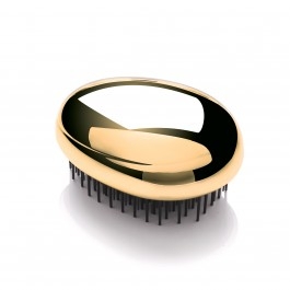 Изтънчена златиста четка за разресване Kent Pebble Dentangling Brush in Gold