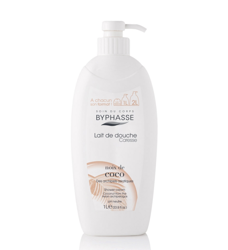 Душ крем за тяло Byphasse Shower Cream Coconut 1000ml
