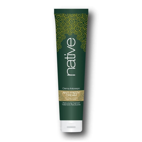 Изглаждащ крем за коса с Арган и Кератин Native Anti Frizzy Cream Argan Oil & Keratin 175ml