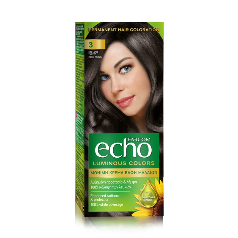 Щадяща боя за коса с екстракт от Маслина и Витамин C Farcom Echo Hair Color 120ml — 3