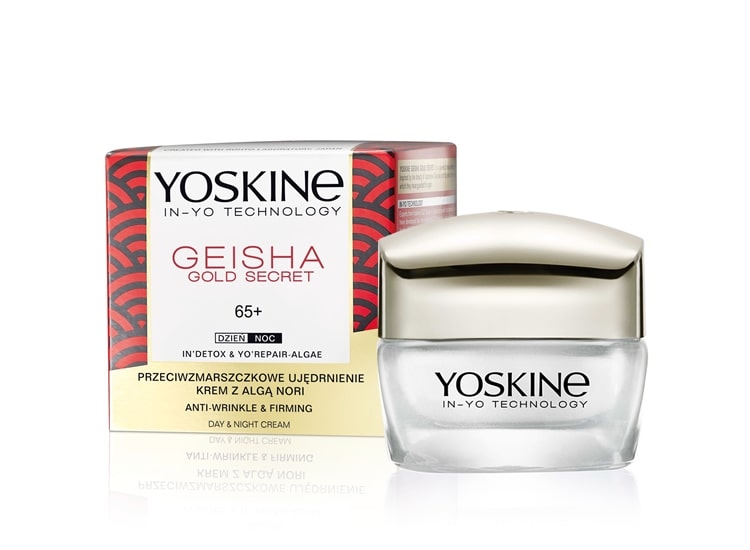 Крем против бръчки с изглаждащ ефект 65+ Yoskine Geisha Gold Secret Anti-Wrinkle & Firming Cream 65+ 50ml