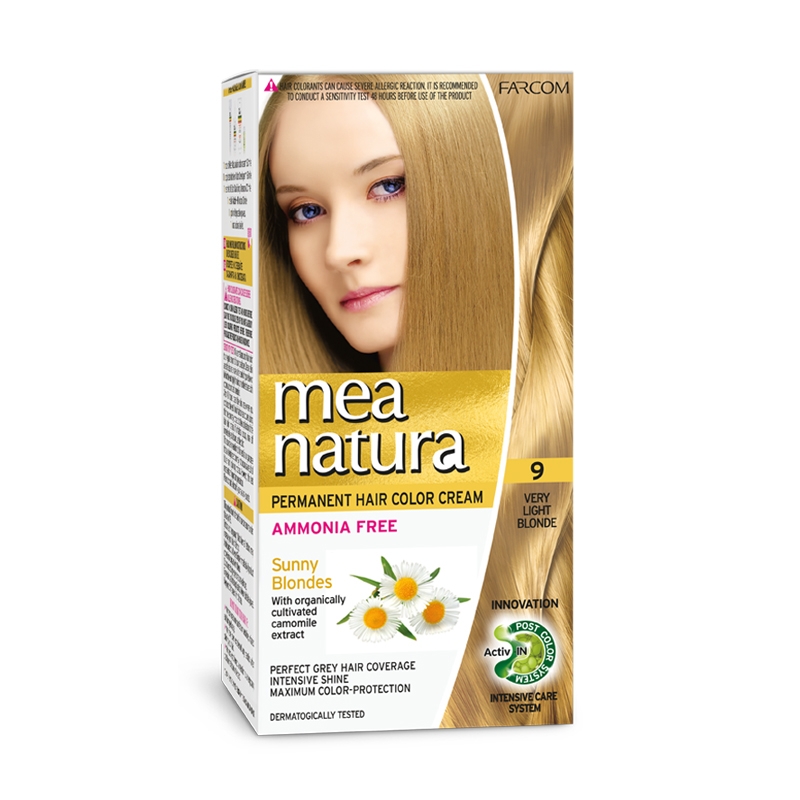 Mea Natura Hair Color with organic extracts 120ml — 2