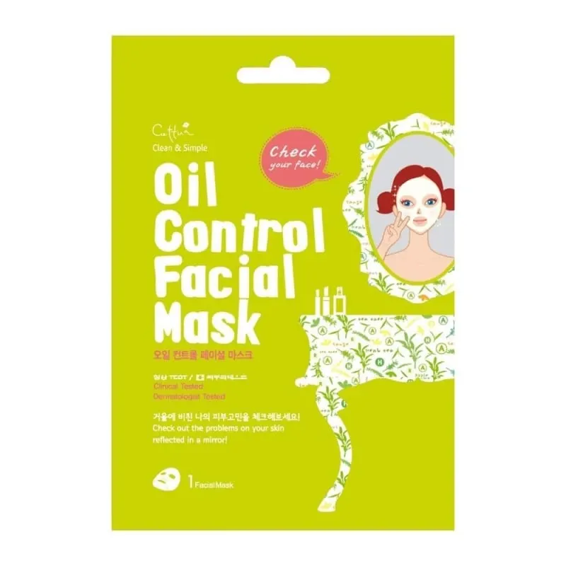 Маска за лице регулираща омазняването Cettua Oil Control Facial Mask