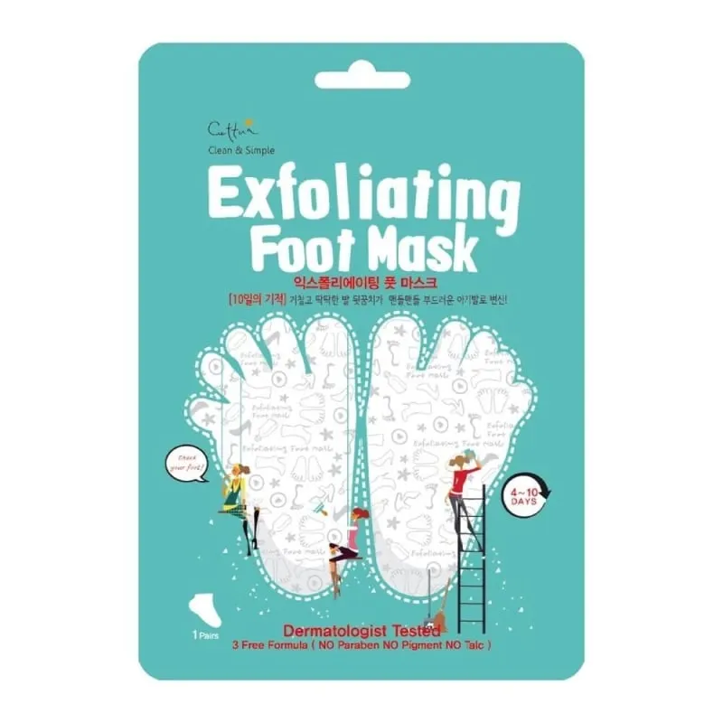 Ексфолираща маска за крака Cettua Clean & Simple Exfoliating Foot Mask