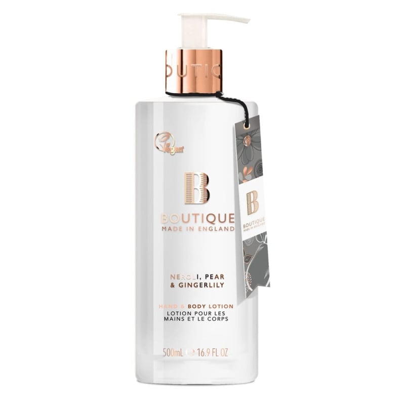 Лосион за тяло и ръце Нероли, Круша и Хедихиум Boutique Neroli, Pear & Gingerlily Hand & Body Lotion 500ml