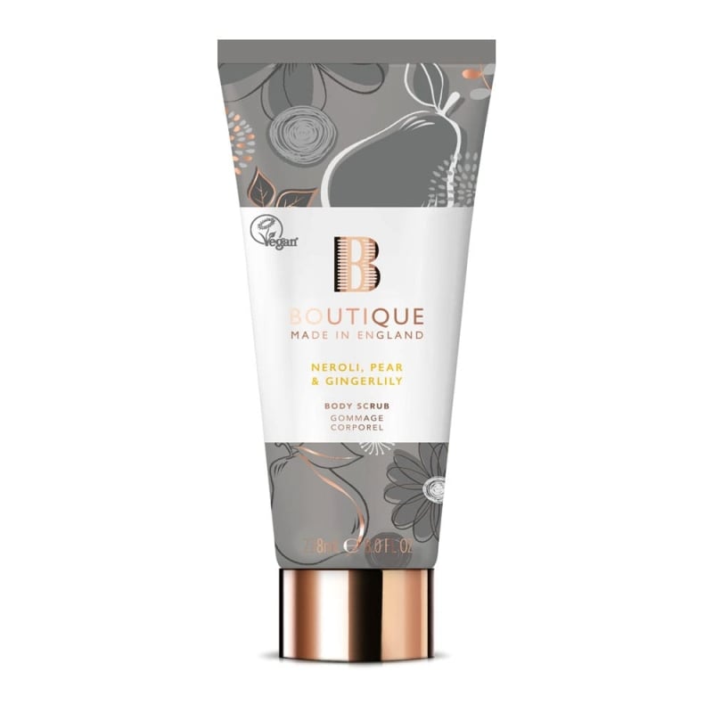 Скраб за тяло Нероли, Круша и Хедихиум Boutique Neroli, Pear & Gingerlily Body Scrub 225gr