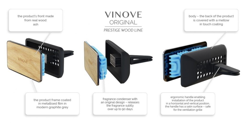 Ароматизатор за кола Vinove PRESTIGE OSLO NATURE WOOD — 2