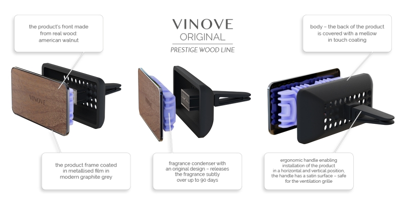 Ароматизатор за кола Vinove PRESTIGE MILANO MODERN WOOD — 2