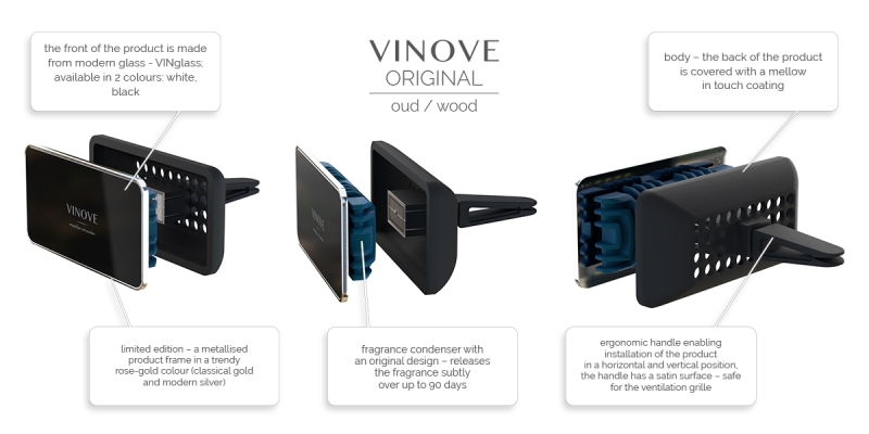 Ароматизатор за кола Vinove WOOD PARIS OUD — 2