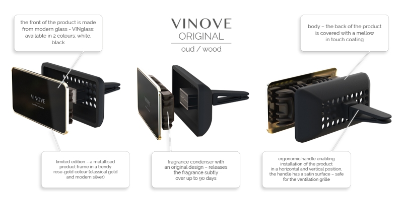 Ароматизатор за кола Vinove WOOD ROME OUD — 2