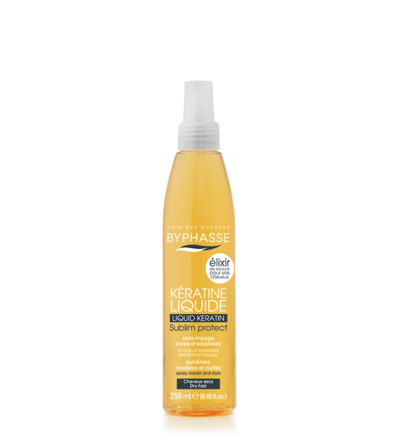 Кератинов спрей за суха коса Byphasse Liquid Keratin Activ Protect Dry Hair 250ml — 2