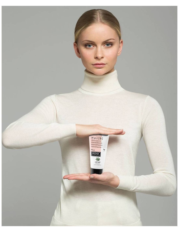 Възстановяващ крем за ръце с конопено масло Iroha Repair & Protective Hand Cream with Cannabis 75ml — 3