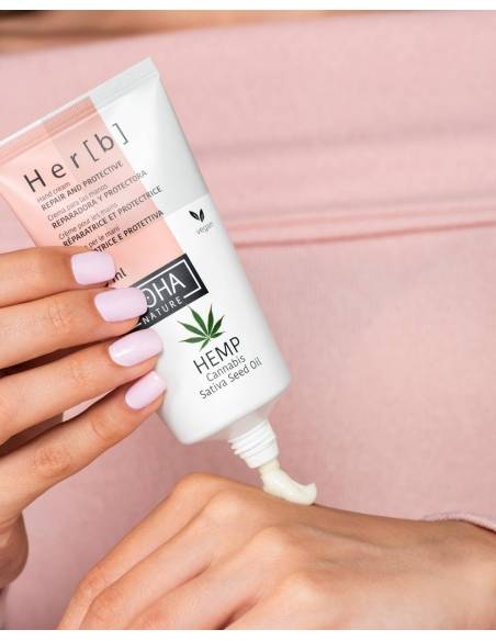 Възстановяващ крем за ръце с конопено масло Iroha Repair & Protective Hand Cream with Cannabis 75ml — 4