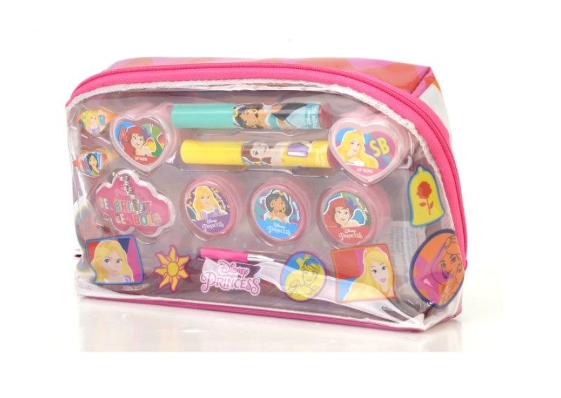 Детски комплект с гримове Markwins Disney Princess с несесер 11 части 1580165