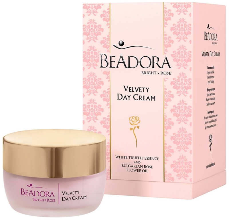 Кадифен дневен крем за лице BeAdora Bright Rose Velvety Day Cream 50ml