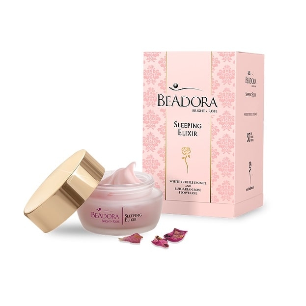 Нощен еликсир за лице BeAdora Bright Rose Sleeping Elixir 50ml