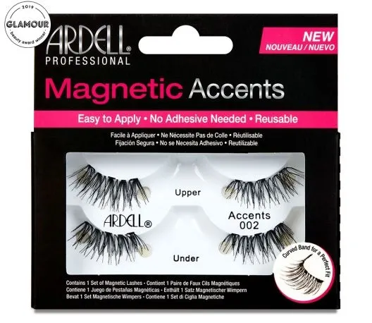 Ardell Magnetic Accents 002 False Lashes Magnetic False Eyelashes Made from Natural Hair