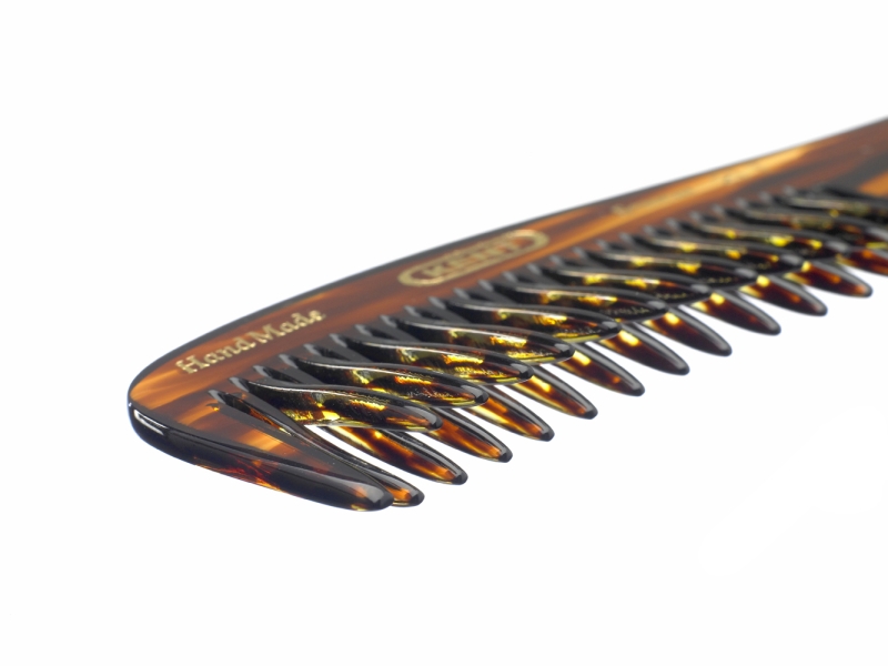 Ръчно изработен гребен за коса Kent Handmade 21T Sawcut Detangling Hair Brush — 3