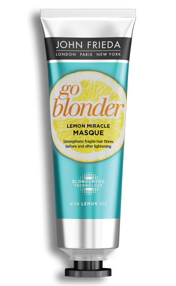 Подсилваща маска за изрусена коса John Frieda Sheer Blonde Go Blonder Lemon Miracle Hair Mask 100ml
