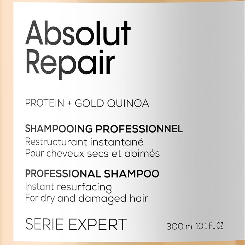 Възстановяващ шампоан за силно изтощена коса Loreal Professionnel Serie Expert Absolut Repair Shampoo 300ml — 3