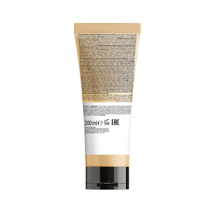 Възстановяващ балсам за силно изтощена коса Loreal Professionnel Serie Expert Absolut Repair Gold Conditioner 200ml — 2