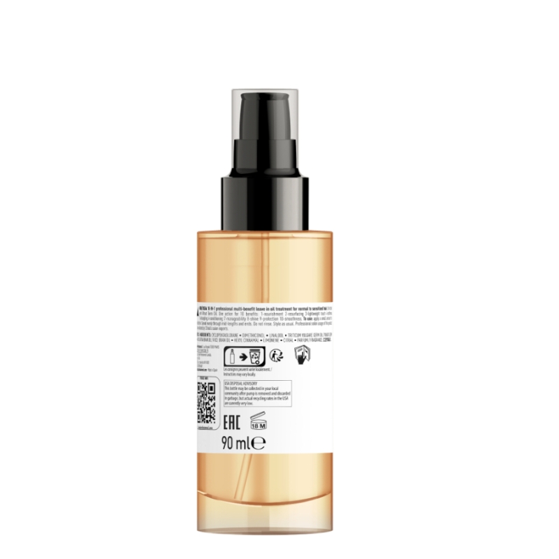 10-в-1 Професионално мултифункционално олио Loreal Professionnel Serie Expert Absolut Repair 10 In 1 Perfecting Multipurpose Oil 90ml — 2