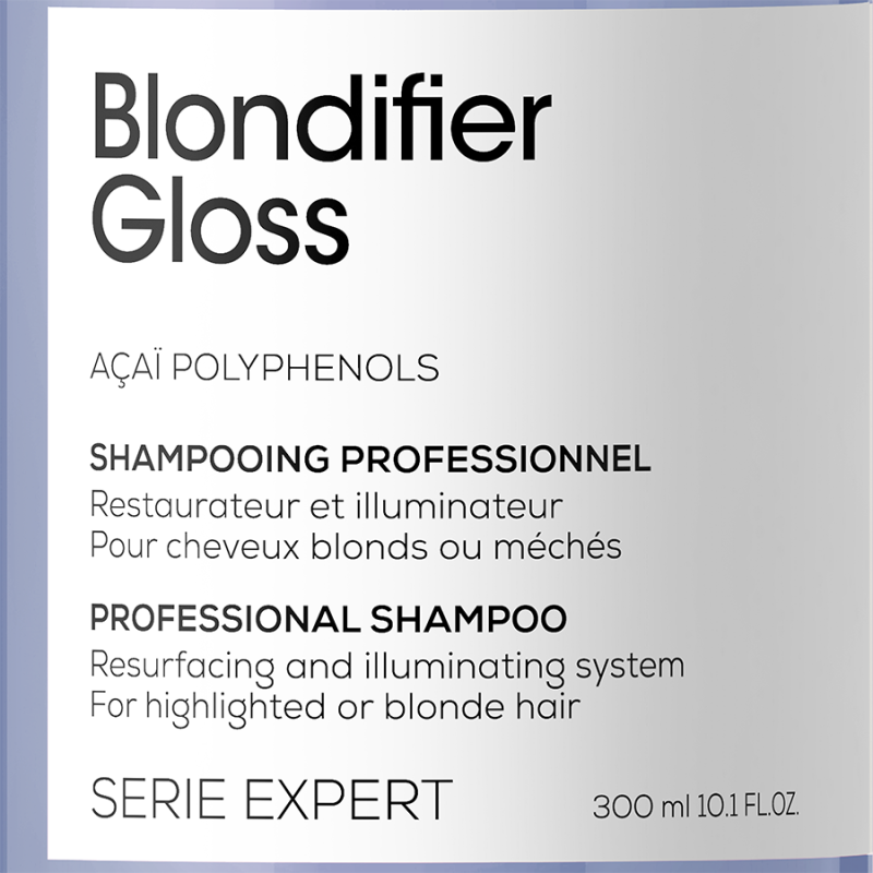 Изглаждащ шампоан за руса коса Loreal Professionnel Serie Expert Blondifier Gloss Shampoo 300ml — 4