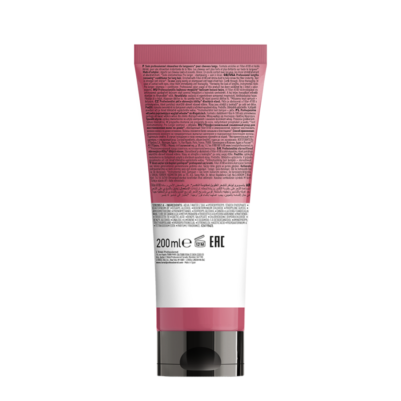 Уплътняващ балсам за обновяване на дължините Loreal Professionnel Serie Expert Pro Longer Filler A100 + Amino Acid Conditioner 200ml — 2